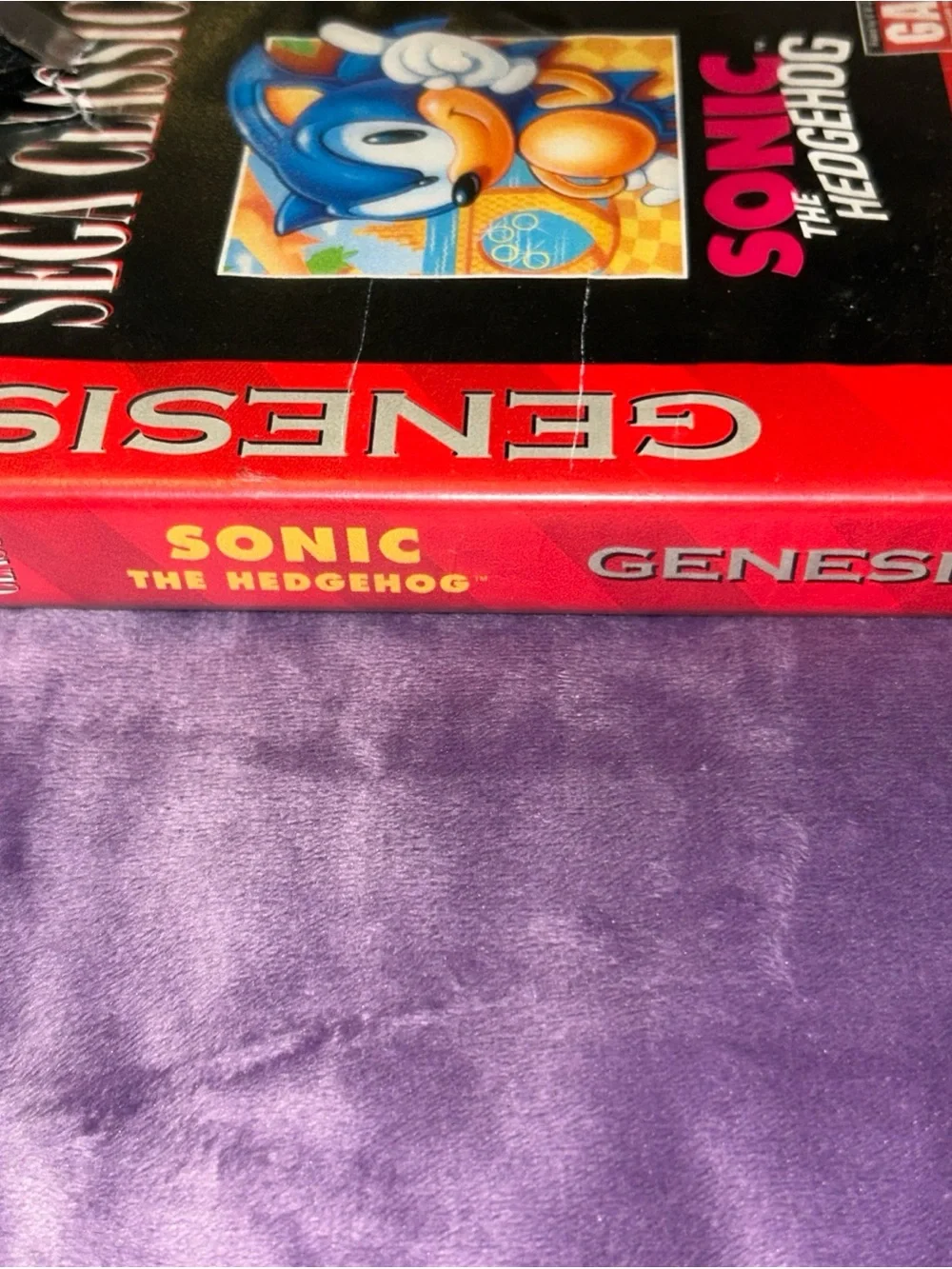 Sonic the Hedgehog (Sega Genesis, 1991) Case & Cartridge